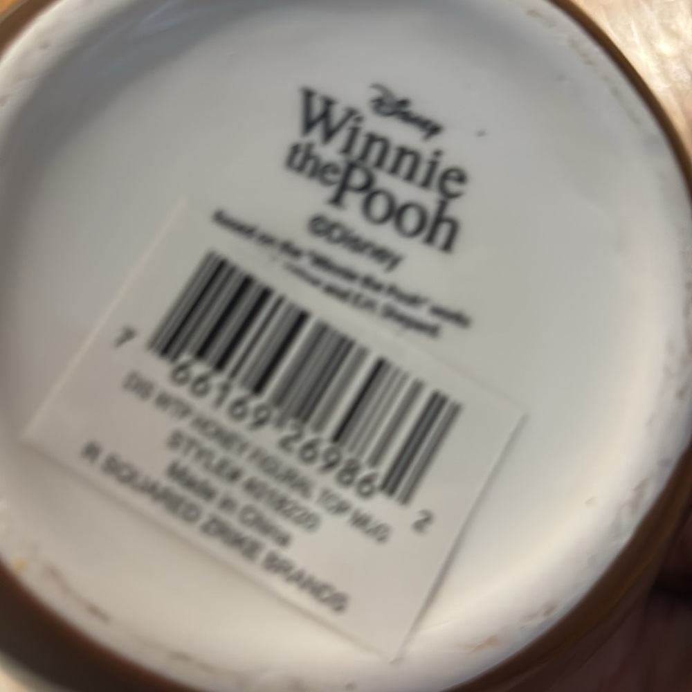 NWT Disney Winnie the Pooh Hunny pot Mug with Lid - Picture 6 of 8